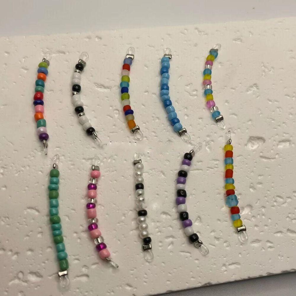 Design Sweet Girls Lovely Women Jewelry Retro Ear Bone Stud Korean Style Earring Colorful Bead