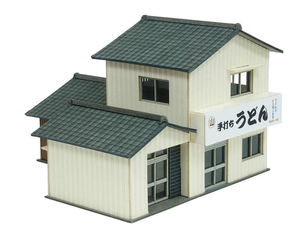 Sankei Nostalgic Diorama Series Udon Shop Paper Craft 1/150 MP03-112