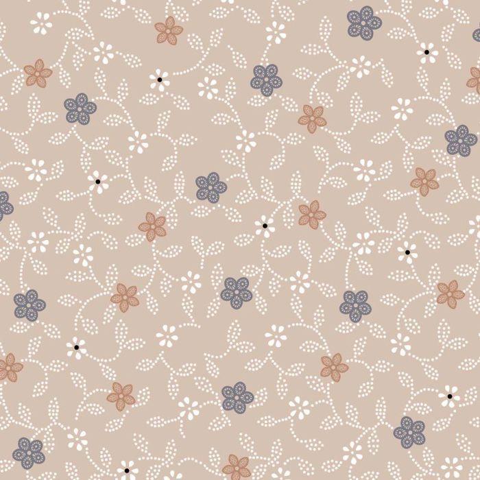 Pack complet housse de couette réversible pour lit 140 x 190 cm Heart taupe