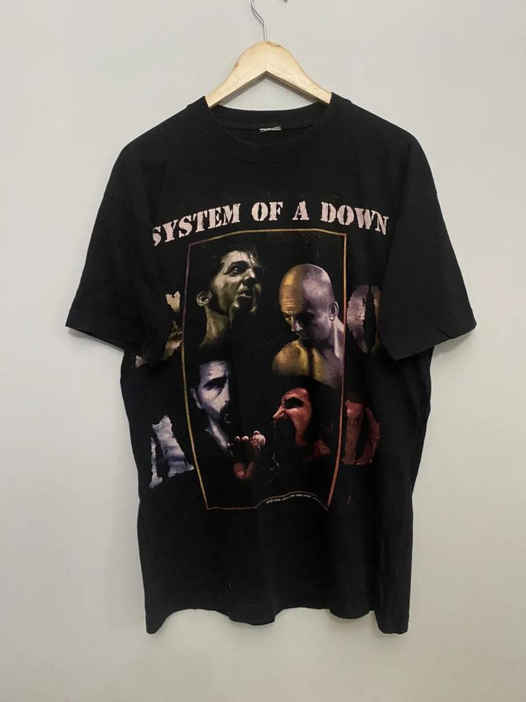 2006 System Of A Down Винтажная футболка группы Nu Metal Унисекс футболка