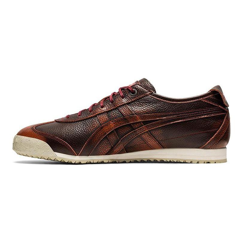 ONITSUKA TIGER Mexico 66 Sd Нескользящие, прочные, легкие, низкие спортивные повседневные кроссовки унисекс, черные, красные, коричневые 1183A837-500