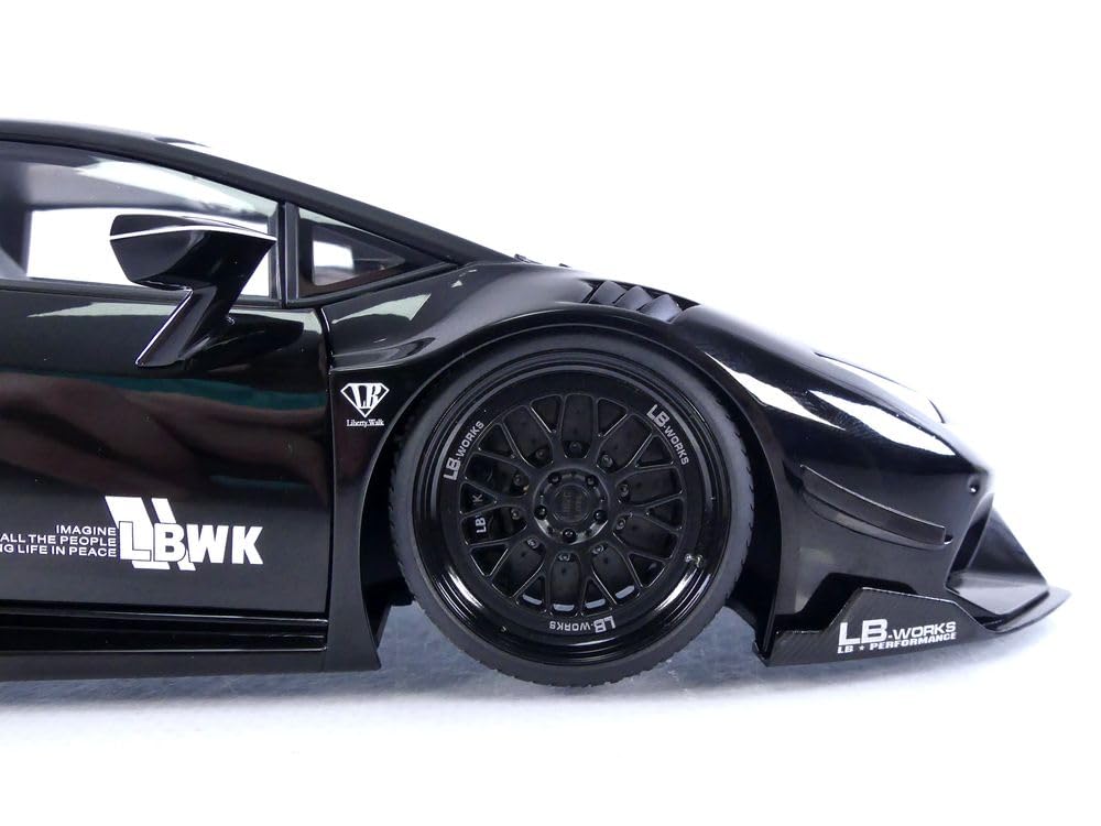 AUTOart Liberty Walk Works Lamborghini Huracan GT Black Finished Product 1/18 LB-Silhouette