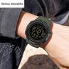 Новый стиль Электронный механизм формы Модные тенденции Мужские часы для старшей школы Светящиеся в темноте водонепроницаемые часы
