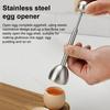 Нержавеющая сталь Яйцерезка Крекер Топпер Сепаратор Съемник для Завтрака Семейный Яйцо