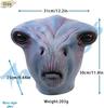 3D Realistic Alien Latex Full Head Masks UFO Prank Costume Halloween Cosplay Party Props Scary Party Decoration Novelty Mask