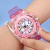 Ku Luo Mi Girls' Electronic Watch With Time Display And Glow-in-the-dark Feature Ideal Toy For Kindergarten Birthday Gift
