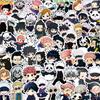 100Pcs/Set Q Baby Jujutsu Kaisen Stickers DIY Scrapbooks Album Decor Decals Stickers