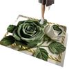 3D Floral Diatomaceous Earth Bathroom Mat - Absorbent, Non-Slip, Fast-Drying Door Mat