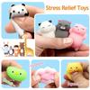 12pcs/lot Mini Cute Soft Squishy Fidget Toy Kawaii Mochi Cat Anti Stress Reliever Sensory Squeeze Xmas Gift for Adult Kid TMZ