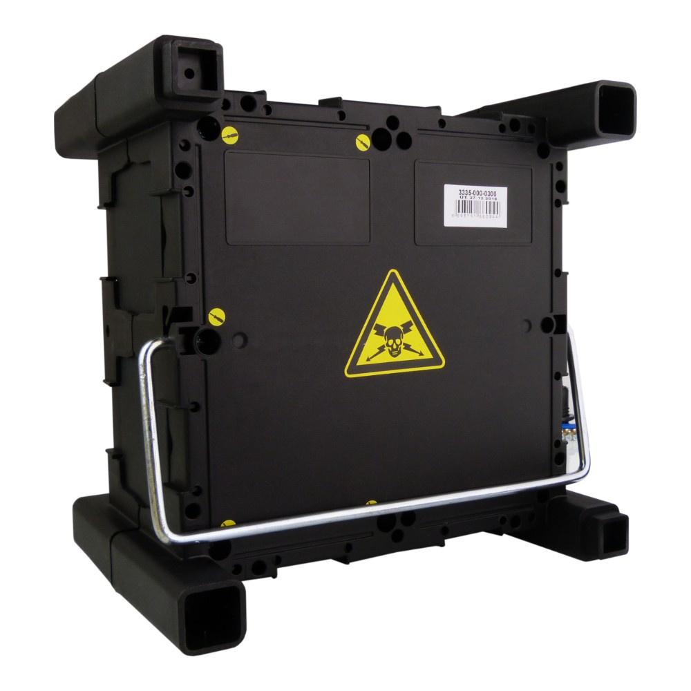 Distribution board with handle, hanging, surface-mounted, minibox, empty housing