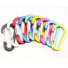 5pcs Multi-Use Aluminum Alloy Outdoor Backpack Fishing Hook Snap Clip Lock Buckle Keychain