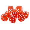 Candy Color Dice 10pcs 6 Sided Translucent Dice Acrylic Game Dice Set