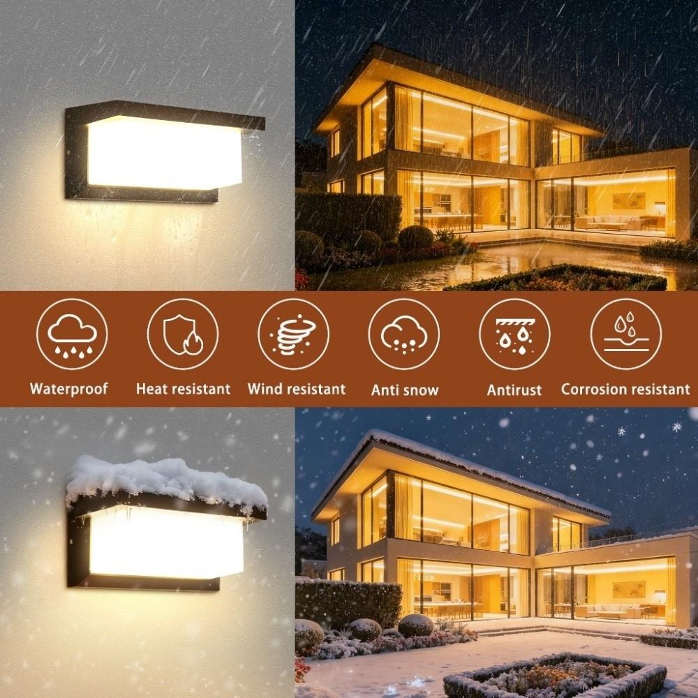 Waterproof LED Outdoor Wall Light Modern Wall Lamp New Porch Light Outdoor Lighting