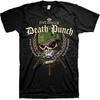 Five Finger Death Punch 'Военная Голова' (черный) Футболка