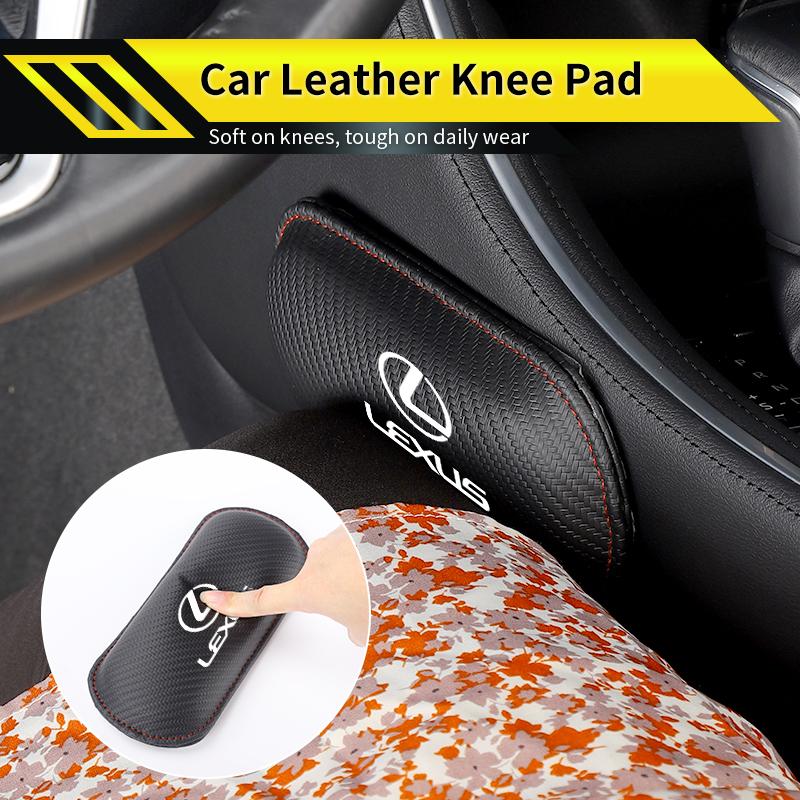 EAV3 2026 Hot Interior Stickers PU Leather Car Knee Cushion Knee Protective Pad Auto Interior For Lexus UX250h RX450h CT200h RX400h N