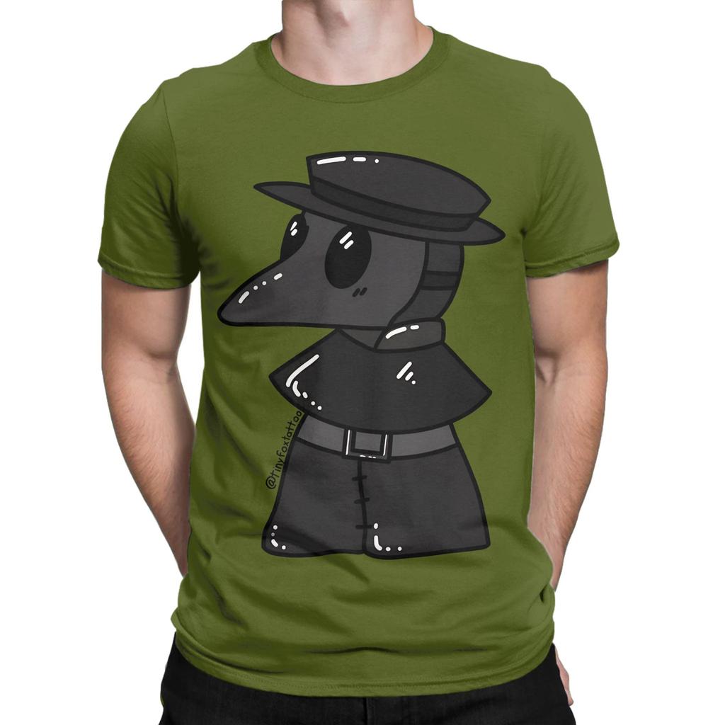 Polite Plague Doctor Funny Graphic 100 Cotton Tshirt Depeche Band Mode Tees Tops For Unisex