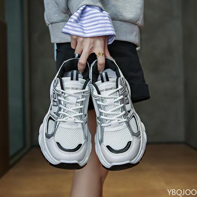 Модные женские кроссовки на толстой подошве, обувь в стиле «папа», универсальная, легкая, дышащая, повседневные сетчатые кроссовки, удобная женская вулканизированная обувь