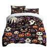 Хэллоуин Комплект постельного белья из трех предметов Пододеяльник Наволочка Матовая ткань Утолщенный