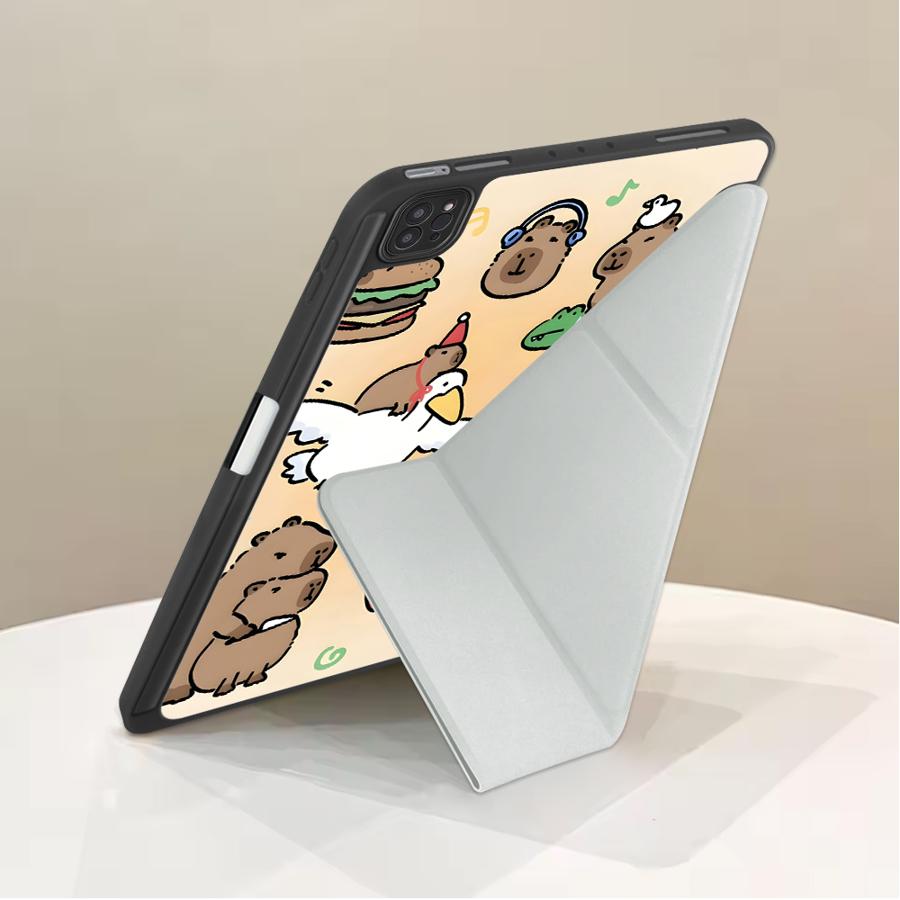 Милый чехол для планшета с морской свинкой для iPad Mini 6 7 Air 4 5 M3 M2 1 2 M4 11 дюймов Pro 2025 Pro 11-го 10-го 9-го 8-го 7-го 12,9 дюйма Держатель