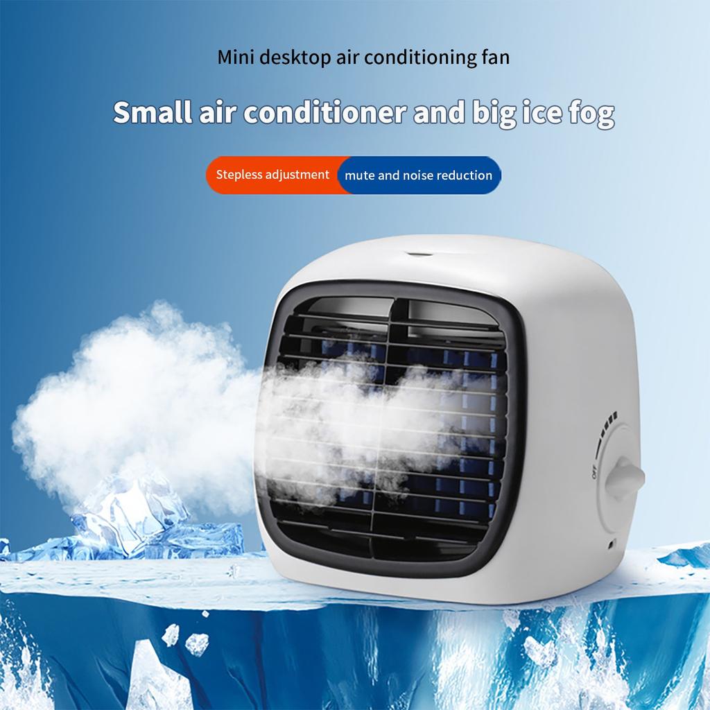 Portable Mini Conditioning Fan Household Refrigerator Desktop Cooler In Dorm
