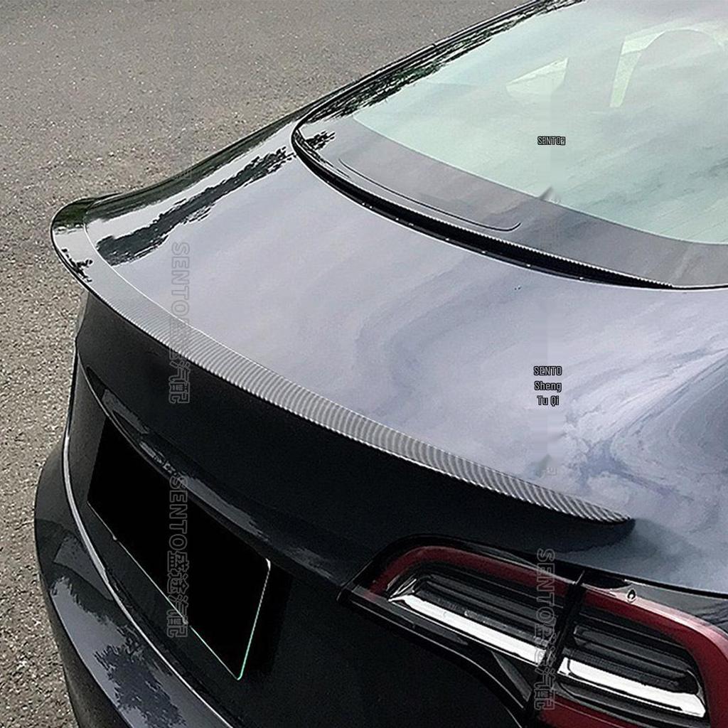 Заднее крыло Tesla Model 3/Y High Performance P Edition спойлер типа "утиный хвост"