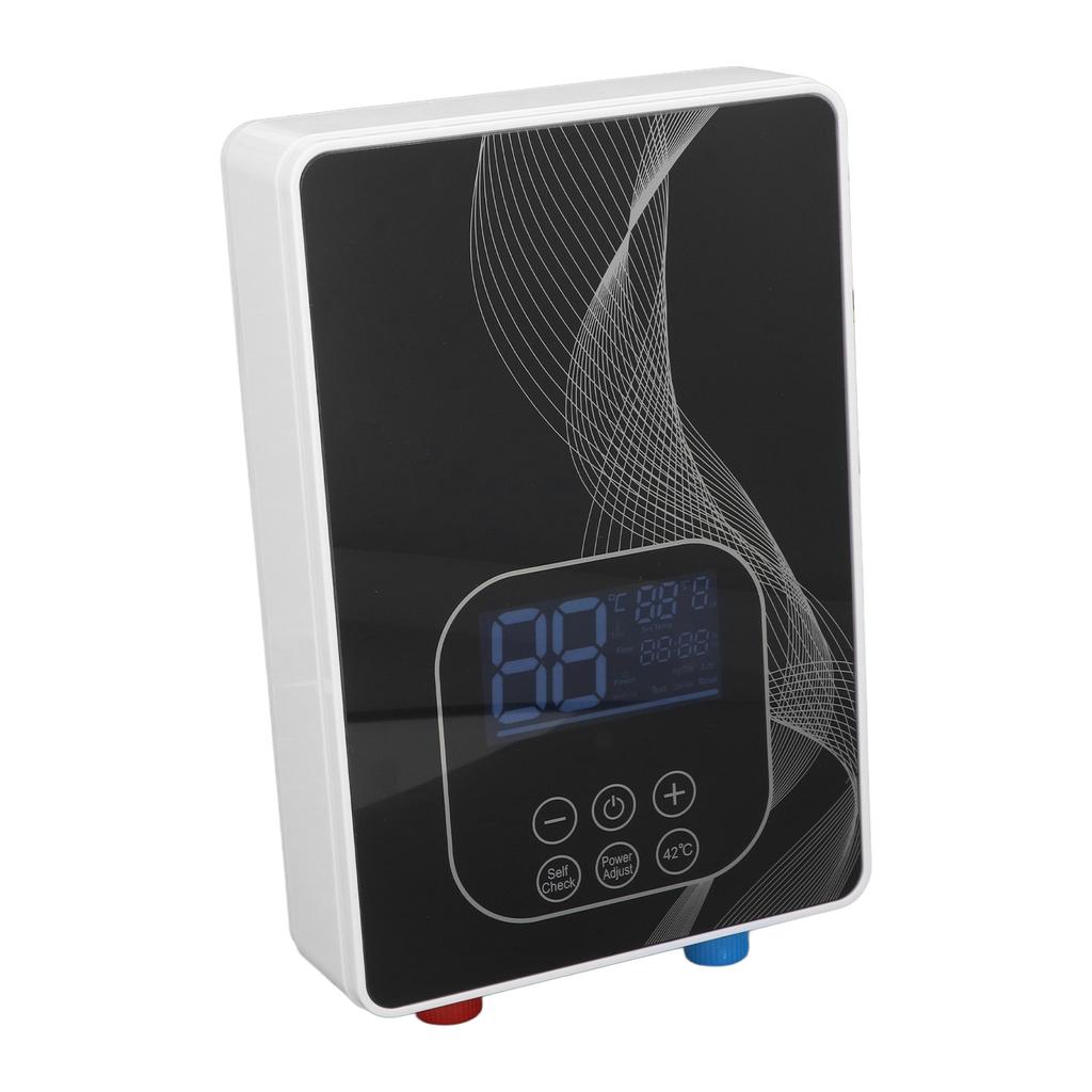 Электрический мини-водонагреватель 6 кВт 220 В саморегулирующийся 55 градусов C IPX4 водонепроницаемый мгновенный водонагреватель