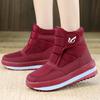 Зимние теплые ботинки для женщин, нескользящие, водонепроницаемые, полусапожки, женские, с подкладкой из искусственного меха, удобные для походов и прогулок, короткие ботинки