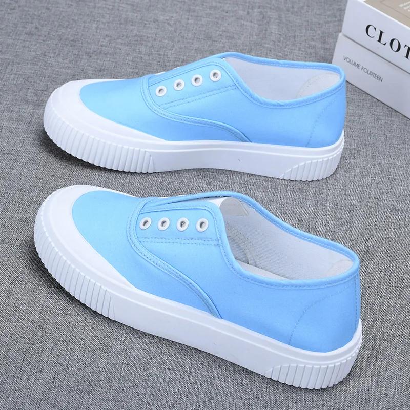 Candy Color 2024 Spring/Summer New Women's Shoes Breathable Upper Soft and Durable Big Sole Comfortable Women's Shoes