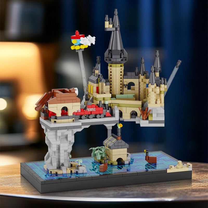 Замок принцессы с вишневым цветом, совместимый с LEGO - Строительная игрушка, подарок на день рождения для девочек