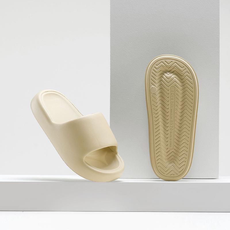 Новые Q эластичные тапочки с мягкой подошвой летние новые домашние тапочки домашние тапочки для ванной комнаты мужские и женские толстые тапочки