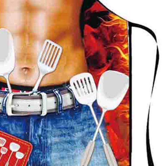 Funny Sleeveless Apron for Men Creative Cooking Apron with Adjustable Waist Ties White Elephant Gifts Holiday Aprons