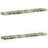 2 Piece Bench Cushion VUGHT 2 Pcs 100percent Polyester Multicolor