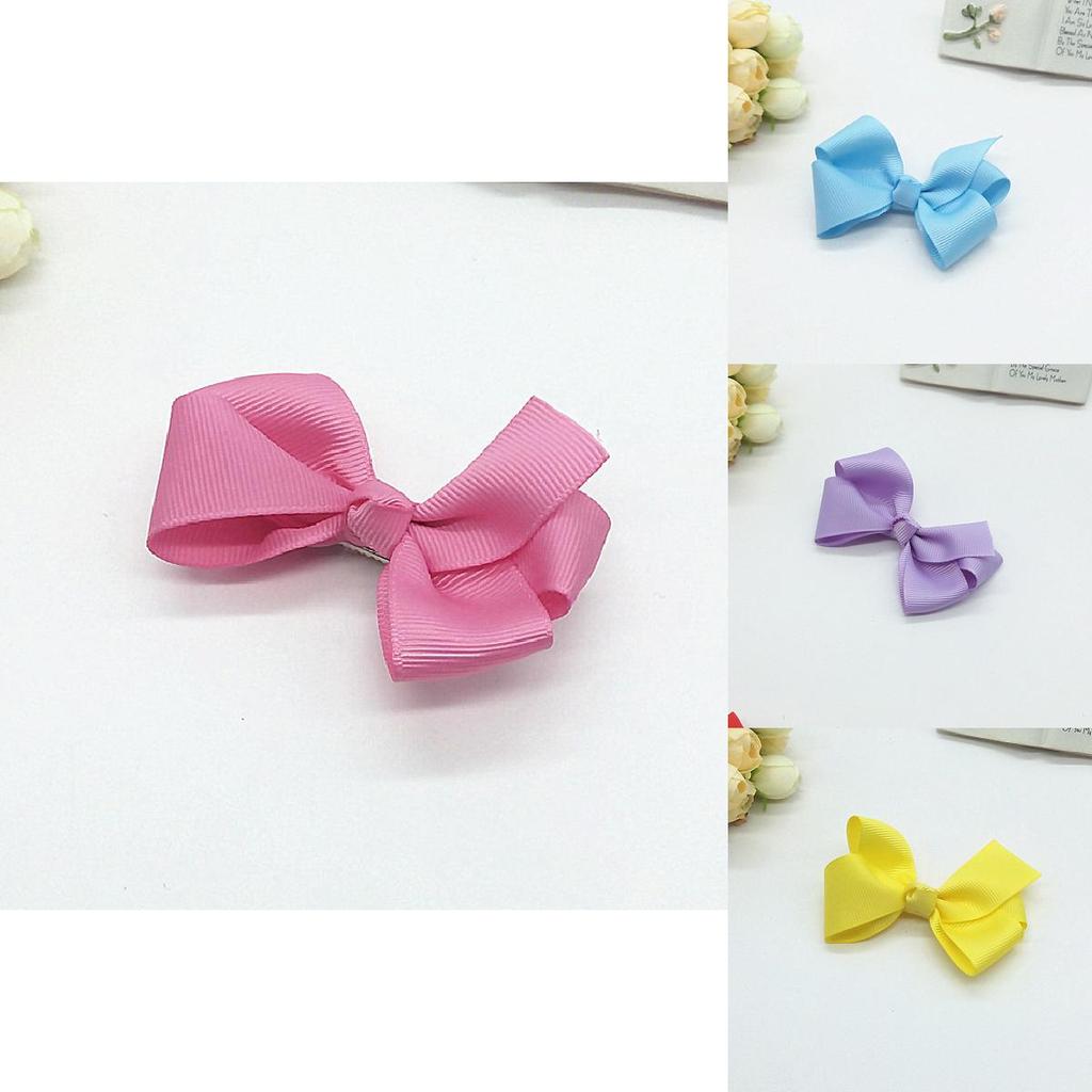 Детские заколки для волос с синей лентой, бабочкой-бантом, для девочек, подарочный набор
