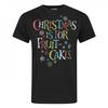 Junk Food Mens Christmas Is For Fruit-Cakes T-Shirt
