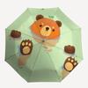 1pc Bear in Hot Tub Umbrella with Plastic Handle,Suitable for All Seasons Home Travel Outdoor Umbrellaptys31051