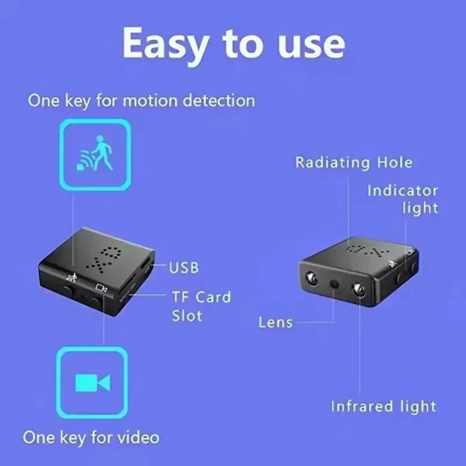 HD 1080P XD Мини-камера Интеллектуальная IP WiFi Камера Безопасности Дома Монитор Мобильная Удаленная Камера Мобильное Удаленное Приложение