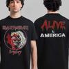 Мужская футболка Iron Maiden Run for Your Lives World Tour 2025 Арнем Petherland Голландский Эксклюзивный Мерч Футболка Gelredome