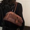 This Year, Boston Bags Are Popular In Autumn and Winter. Versatile 2024 New Matte Retro Large-capacity Portable Shoulder Bags for Women