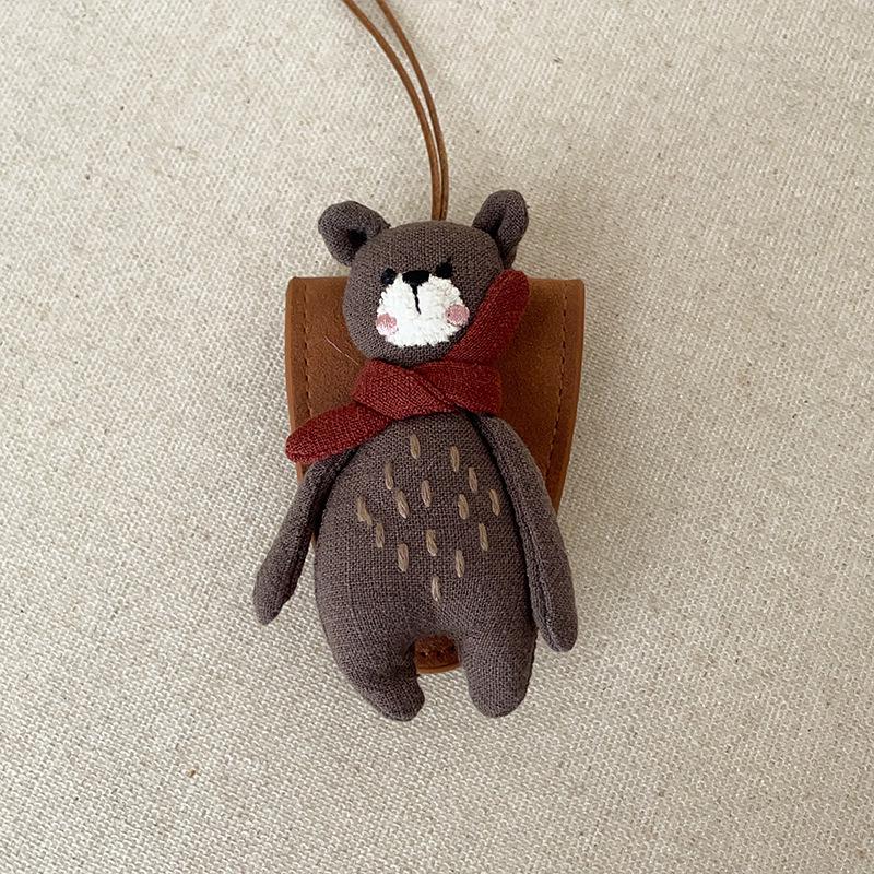 Handmade Plush Doll Lanyard & Magnetic Sunglasses Clip Necklace - Cute Versatile Choker & Sweater Chain for Women