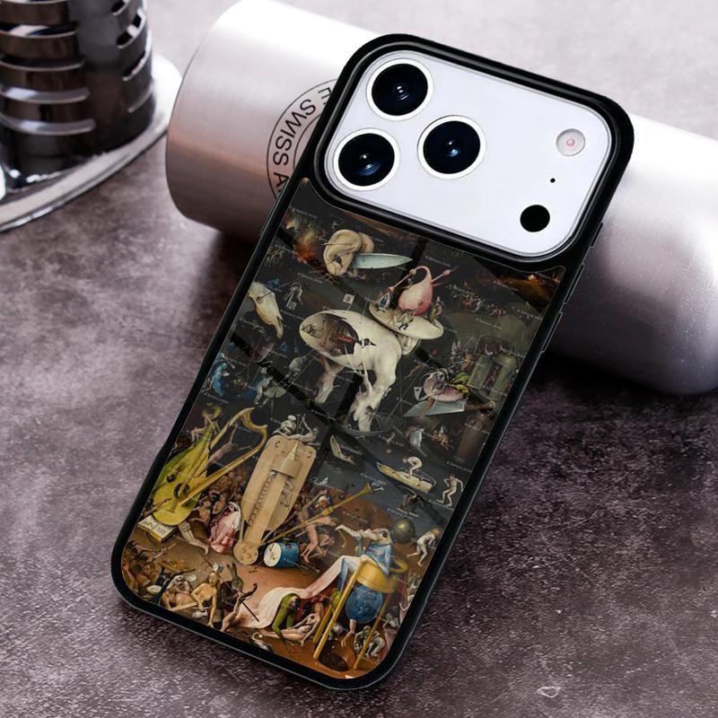 Hieronymus Bosch Art Painting print Phone Case for iPhone 17 16 15 Pro Max Air 14 13 12 11 Plus Shockproof Cover