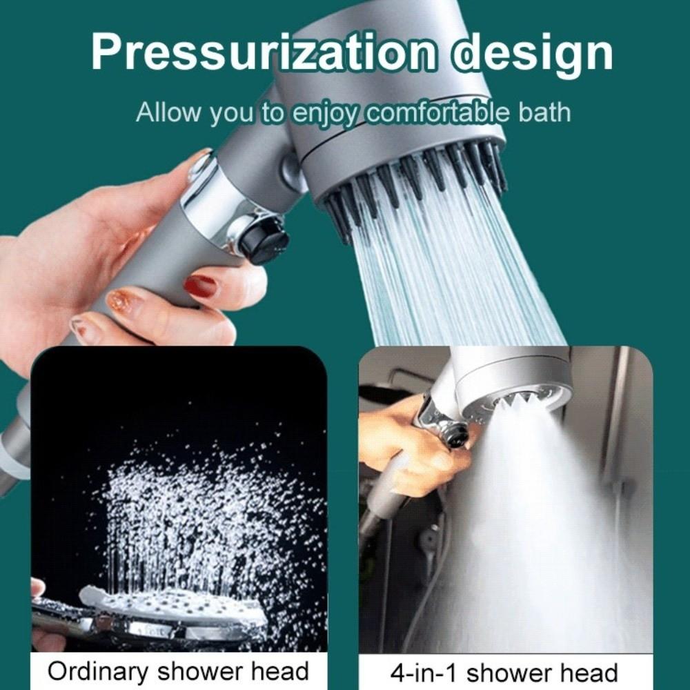 High Pressure Bathroom Shower Head 3 Mode Bathroom Shower Tool Shower Head  Bathroom Use