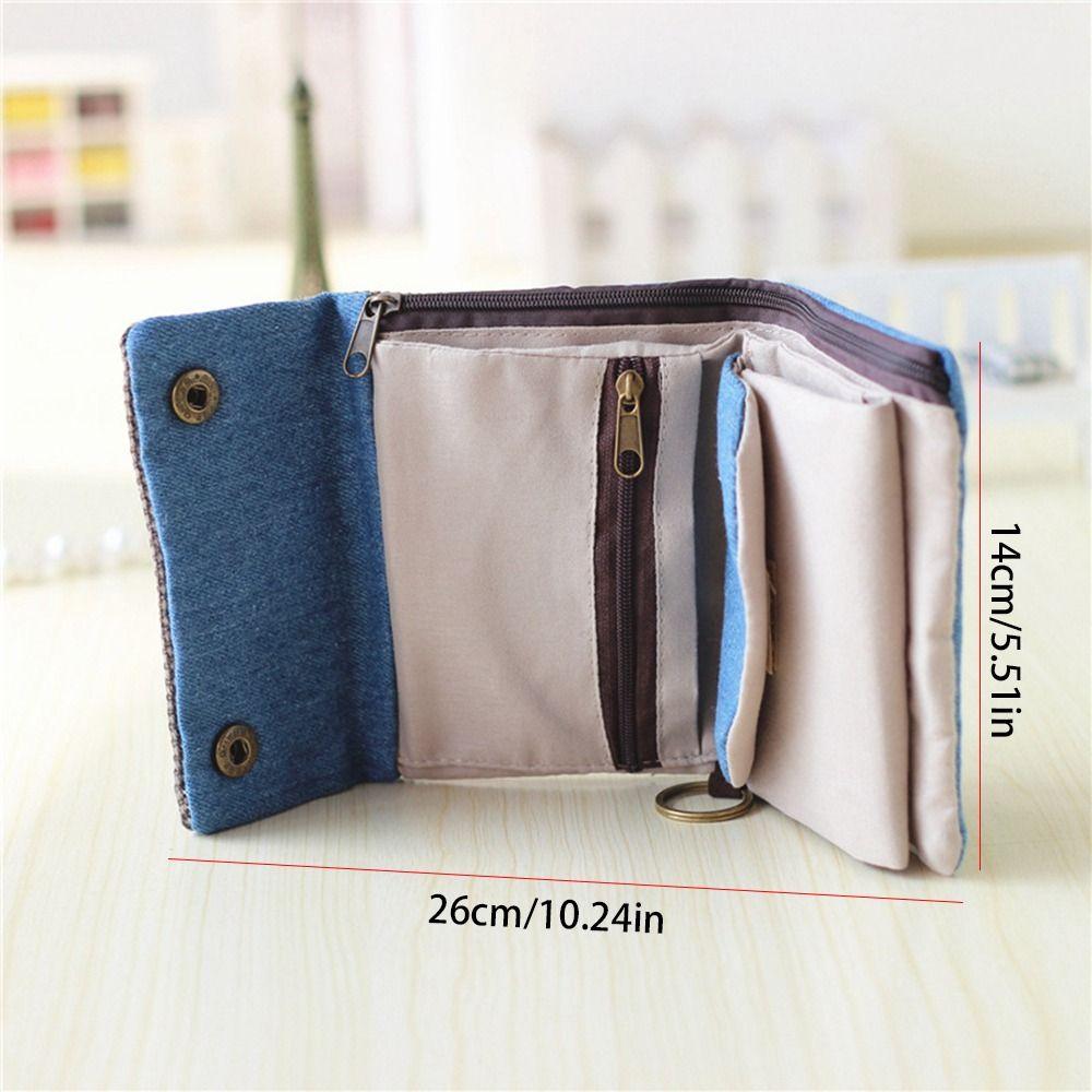 Портативный холщовый кошелек для монет с принтом на молнии, короткий кошелек, многофункциональный кошелек Maneki Neko для путешествий