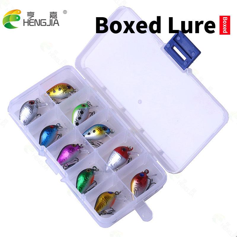 10 шт., мини-кривошип, набор рыболовных приманок, жесткая приманка, воблеры Minnow, бионическая искусственная приманка, мини Crazy Crank Lure