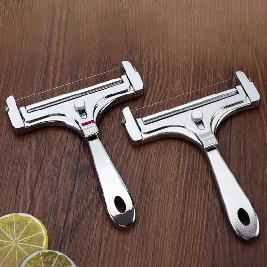 Cheese Slicer Multifunctional Adjustable Thickness Non-stick Ergonomic Handle Easy Clean Slicing Tool Food Grade Butter Cutter Cooking Utensils
