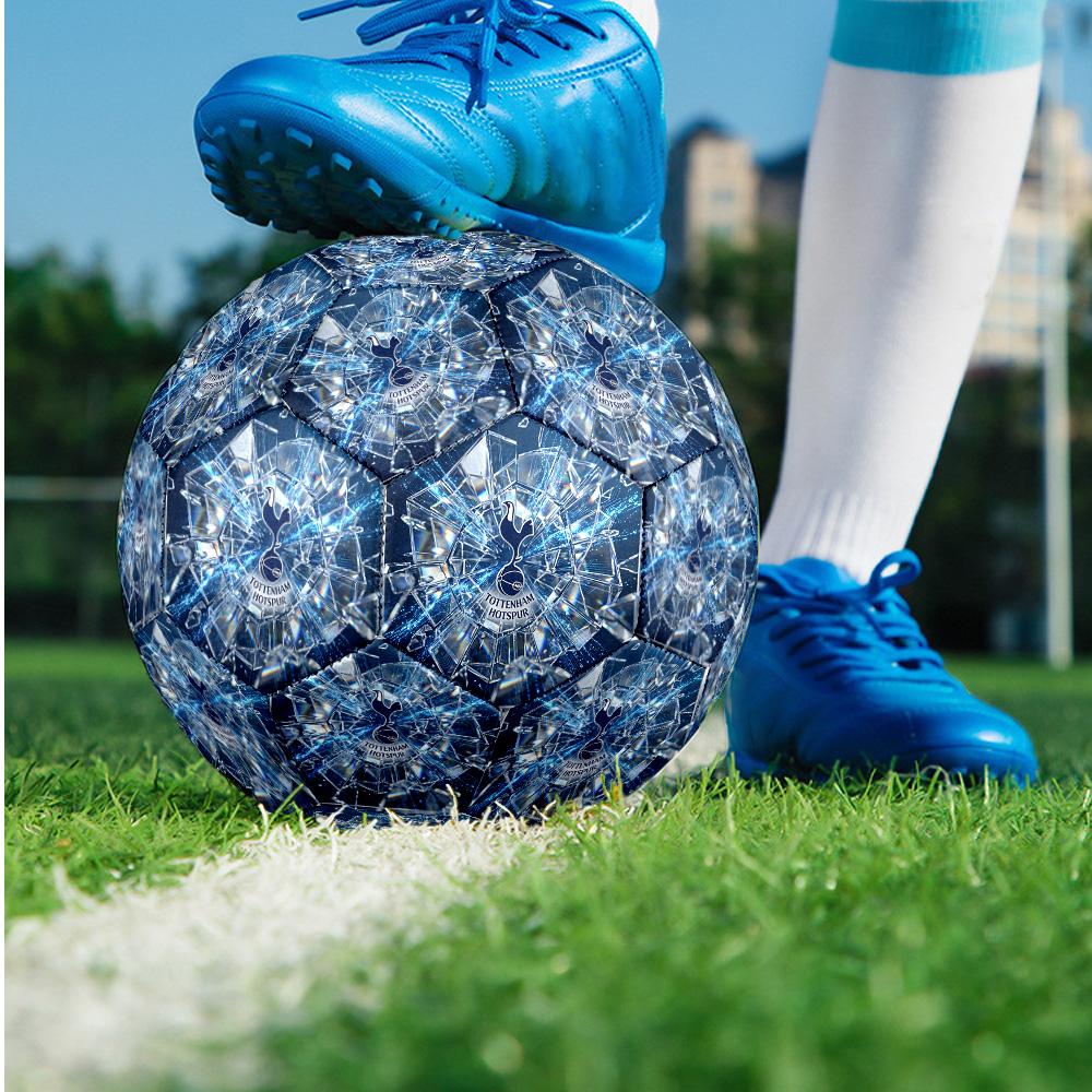 Tottenham Hotspur Theme soccer ball Size 5 Soccer Ball Soft Touch Professional Training Football for Outdoor Sports