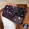 Роскошный чехол-держатель с кольцом для Magsafe для iPhone 17 Air 16 Pro 15 14 13 12 11 Pro Max, магнитный держатель-подставка, прозрачный мягкий чехол