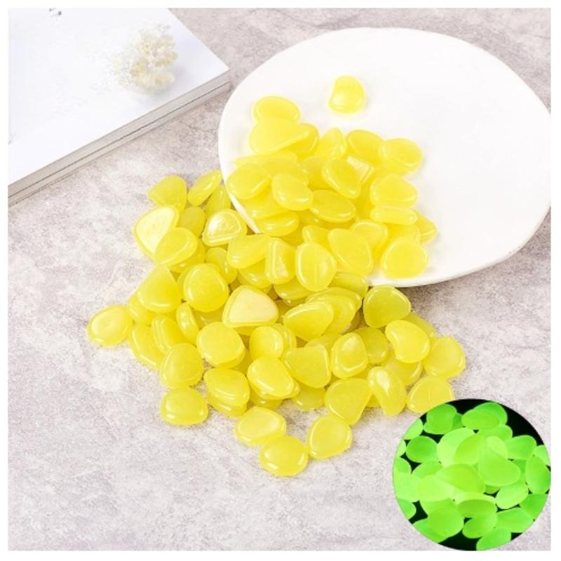 Светящиеся камни Светящиеся в темноте Галька Камни Уличные дорожки Домашний сад Двор Декор Камешки для аквариума