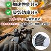 CHASO Power Filter Air Filter Motorcycle Scooter Moped Universal Stainless Steel Mesh Air Curved 35mm 2pcs