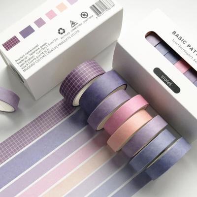 8 шт. базовая декоративная лента Diy Скрапбукинг палочка журнал планировщики наклейки малярная лента школа