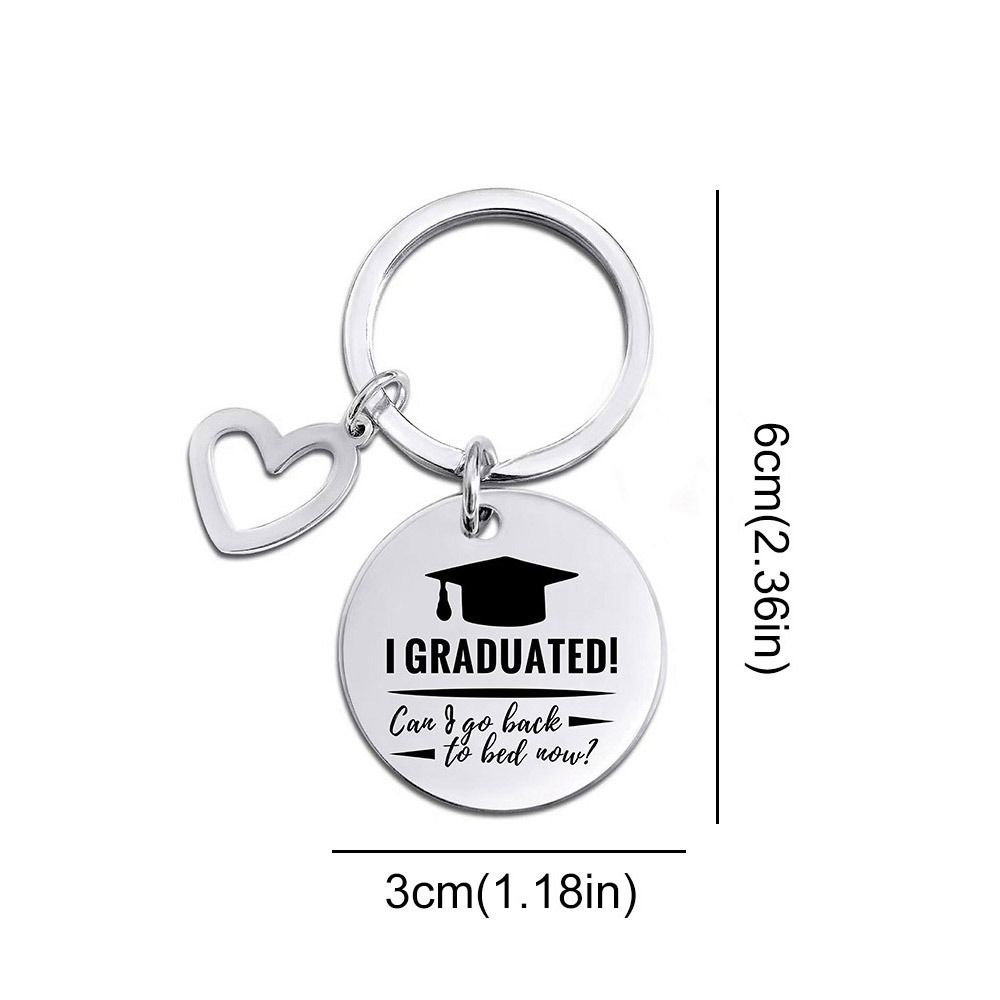 Брелок для выпускного из нержавеющей стали 2025 года, подвеска для выпускного сезона, подарки на церемонию